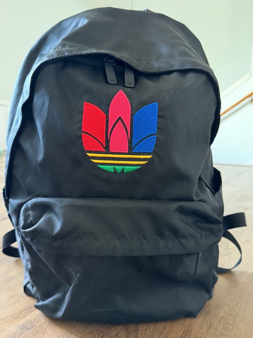 Adidas Adicolor Trefoil Logo Classic Backpack Black